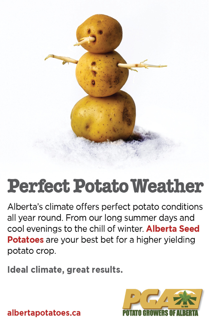 Potato Growers Of Alberta Advertisement