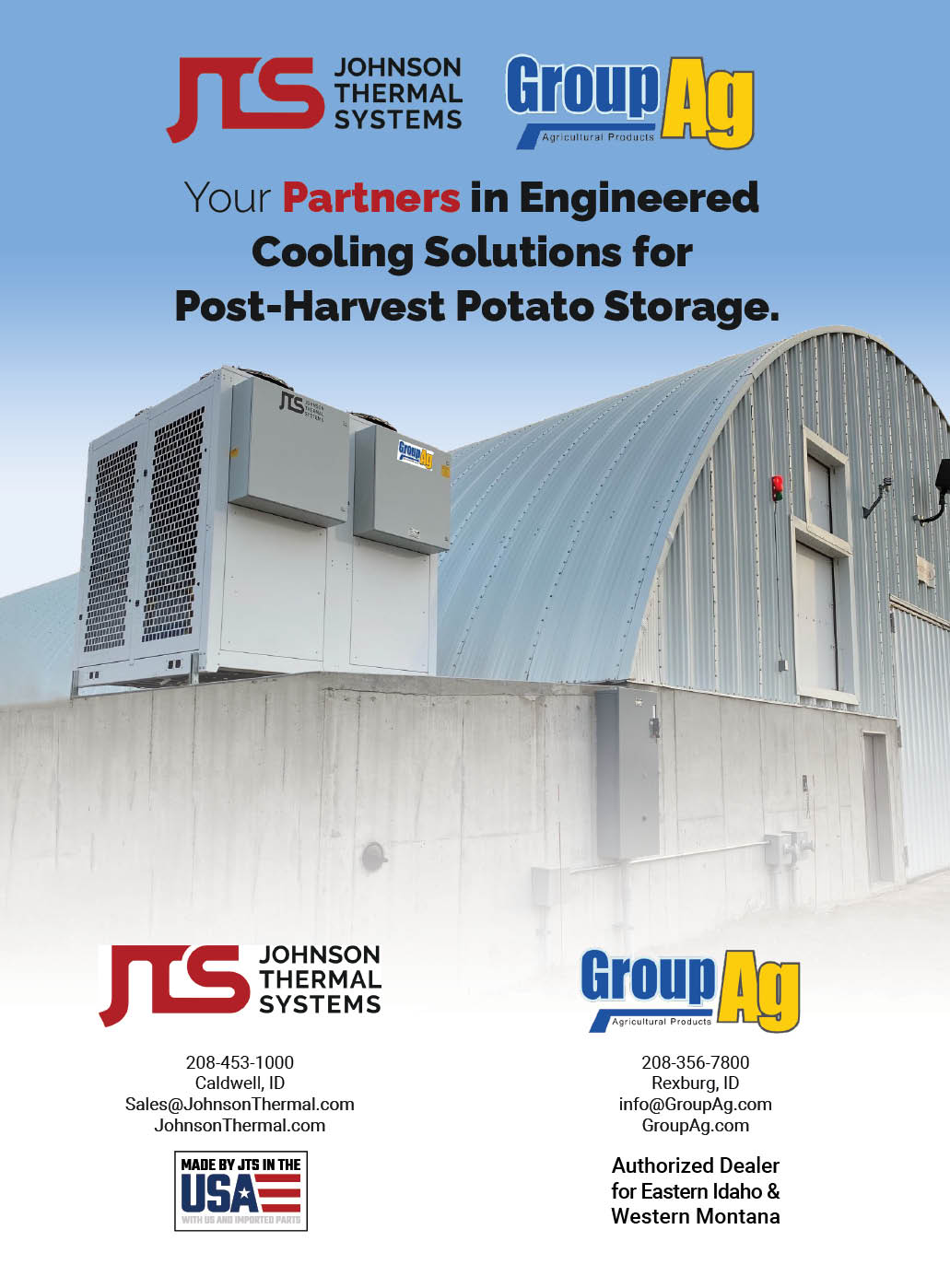 Johnson Thermal Systems and Group AG Advertisement