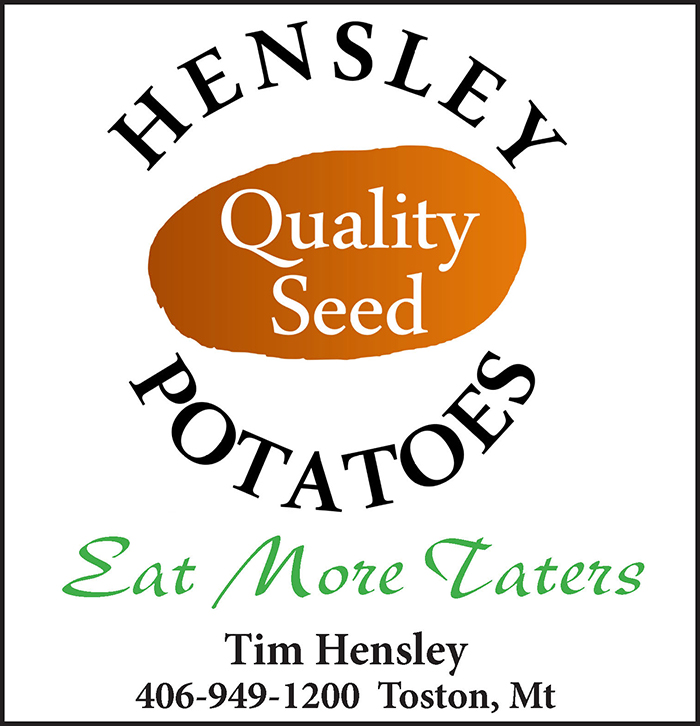 Hensley Potatoes Advertisement
