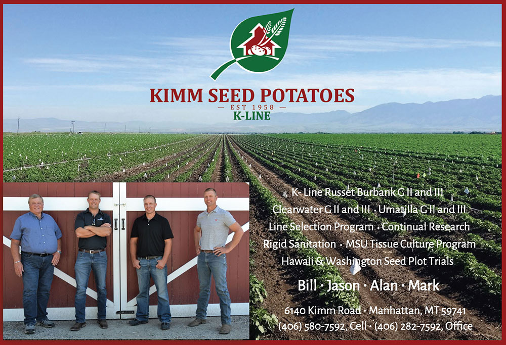 Kimm Seed Potatoes Advertisement
