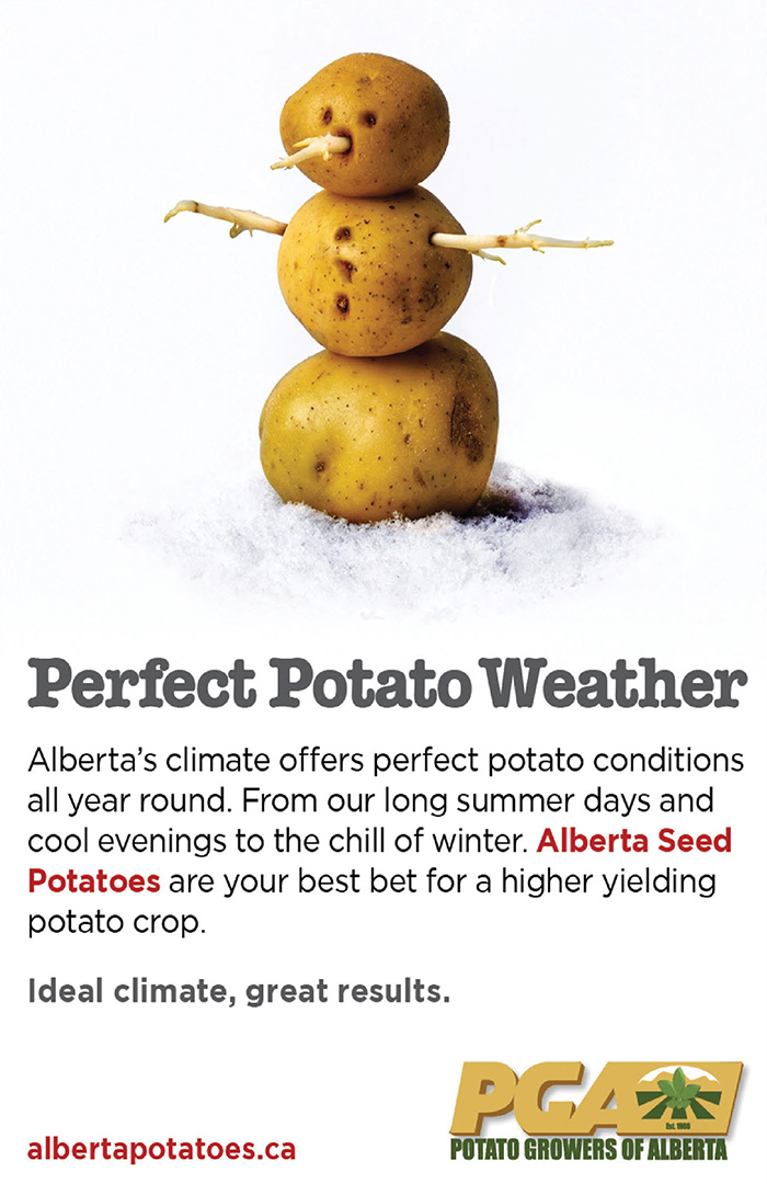 Potato Growers of Alberta Advertisement
